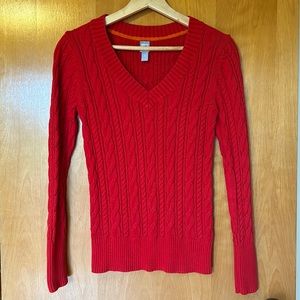 JCP cable knit sweater